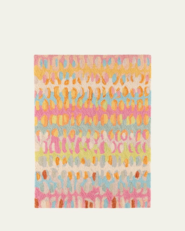 Paint Chip Confetti Micro-Hooked Rug, 10' x 14'